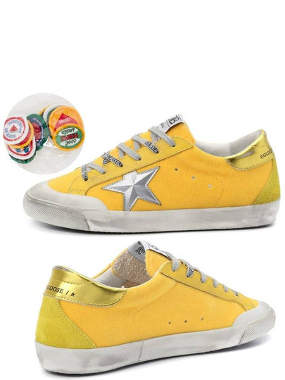 Women's Superstar Low Top Sneakers Yellow - GOLDEN GOOSE - BALAAN 2