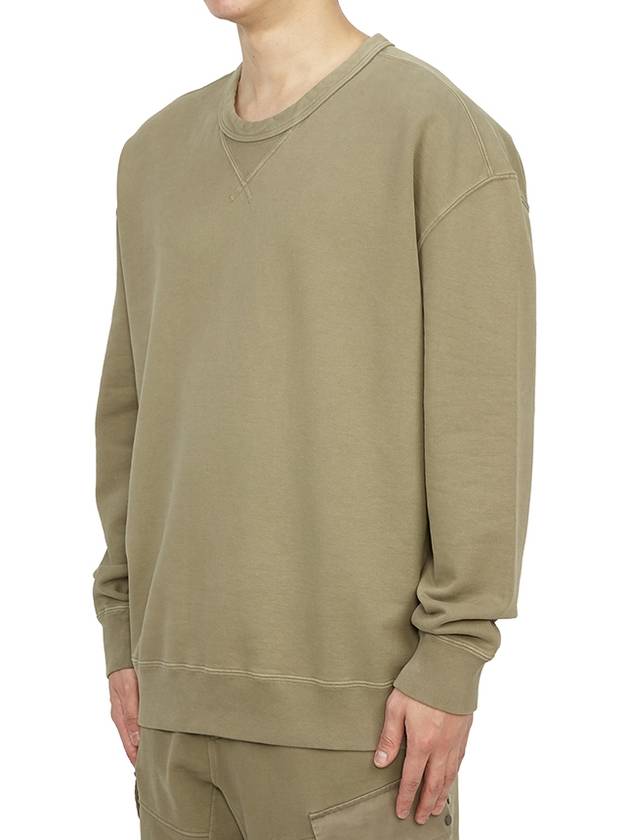 Men's Brushed Sweatshirt Khaki 22CTCUF03149 A06455 359 - TEN C - BALAAN 5