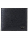 Logo Leather Half Wallet Black - SALVATORE FERRAGAMO - BALAAN 2