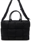 Acro Padded Large Tote Bag Black - BOTTEGA VENETA - BALAAN 5