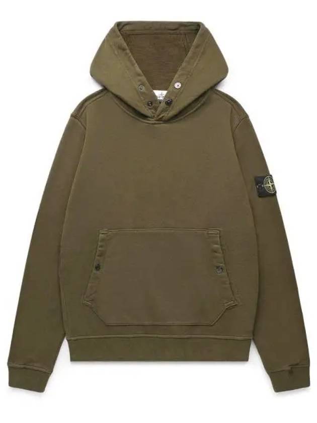 Garment Dyed Hoodie Khaki - STONE ISLAND - BALAAN 2