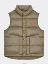 Triomphe Patch Quilt Nylon Vest Kaki - CELINE - BALAAN 4