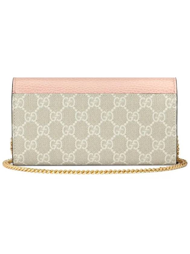 GG Marmont Chain Long Wallet Light Pink - GUCCI - BALAAN 4