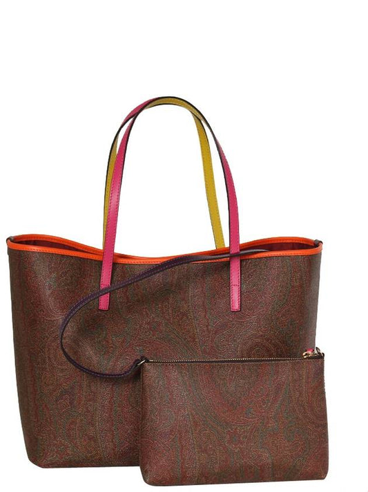 paisley jacquard tote bag pink brown - ETRO - BALAAN 2