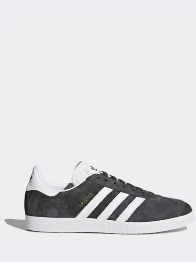 Originals Gazelle Low-Top Sneakers Solid Grey - ADIDAS - BALAAN 2