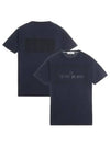 Stencil One Logo Short Sleeve T-Shirt Black - STONE ISLAND - BALAAN 2