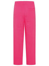 Logo Banding Sweat Straight Pants Pink - GANNI - BALAAN 4