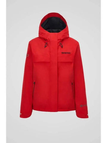 Obsidian W dark red women s waterproof jacket - DUVETICA - BALAAN 1