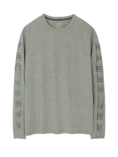 Men's Cormac Logo Long Sleeve T-Shirt Grey - ARC'TERYX - BALAAN 2