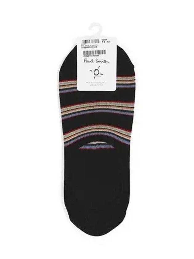 Striped Fake Cotton Socks Black - PAUL SMITH - BALAAN 2