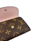 Rosalie Monogram Coin Purse Rose Ballerine - LOUIS VUITTON - BALAAN 6