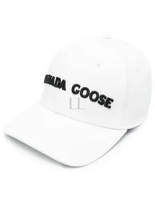 Embossed Logo Ball Cap White - CANADA GOOSE - BALAAN 2