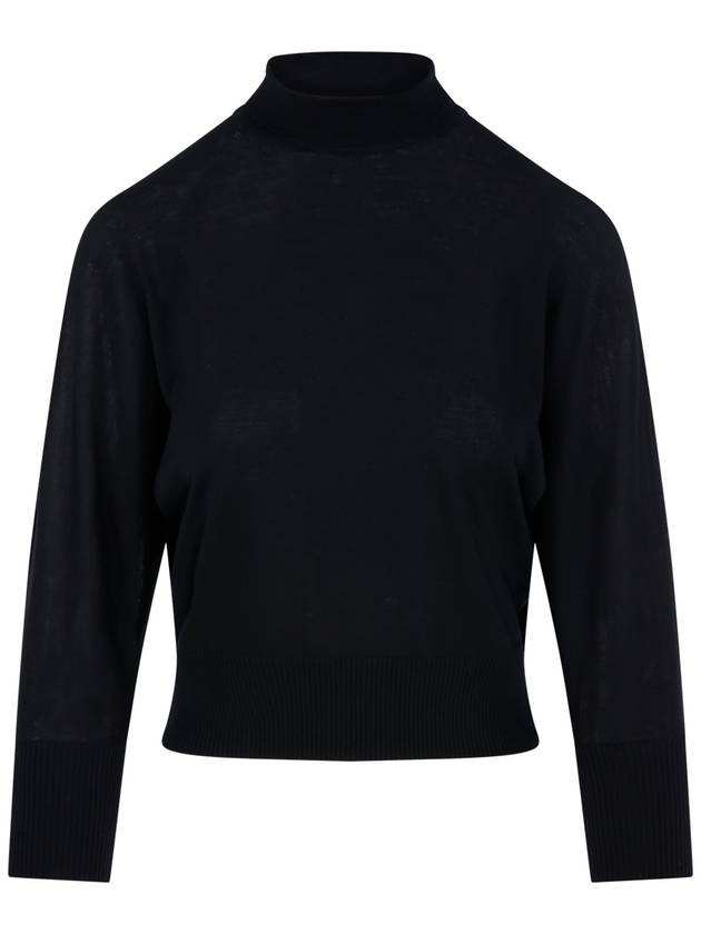 Women's Talea Virgin Wool Turtleneck Black - MAX MARA - BALAAN 2