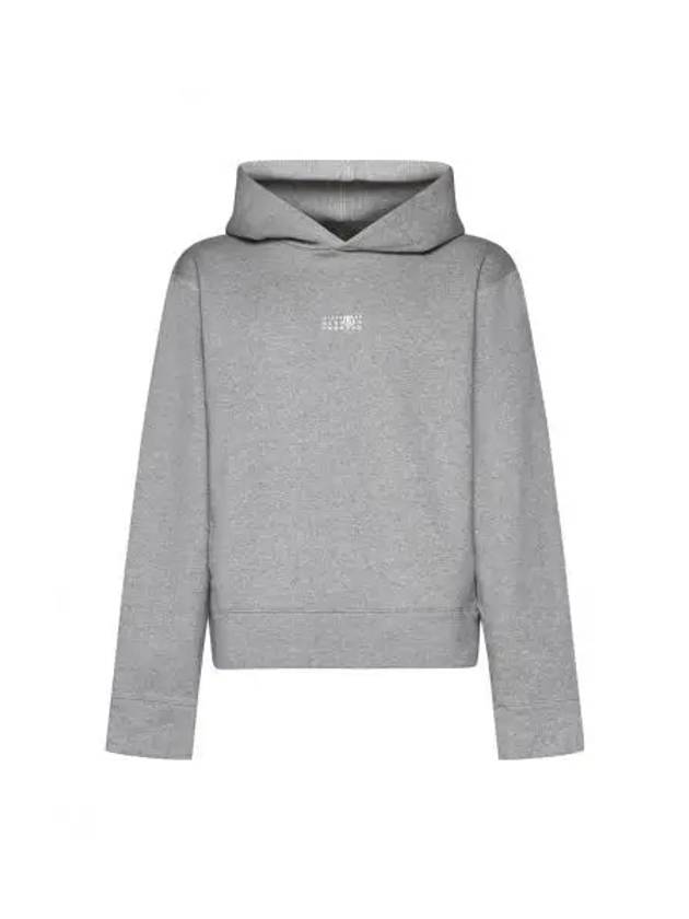 Small Number Logo Cotton Hoodie Grey - MAISON MARGIELA - BALAAN 2