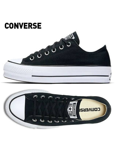 Chuck Taylor All Star Lift Low Top Sneakers Black - CONVERSE - BALAAN 2