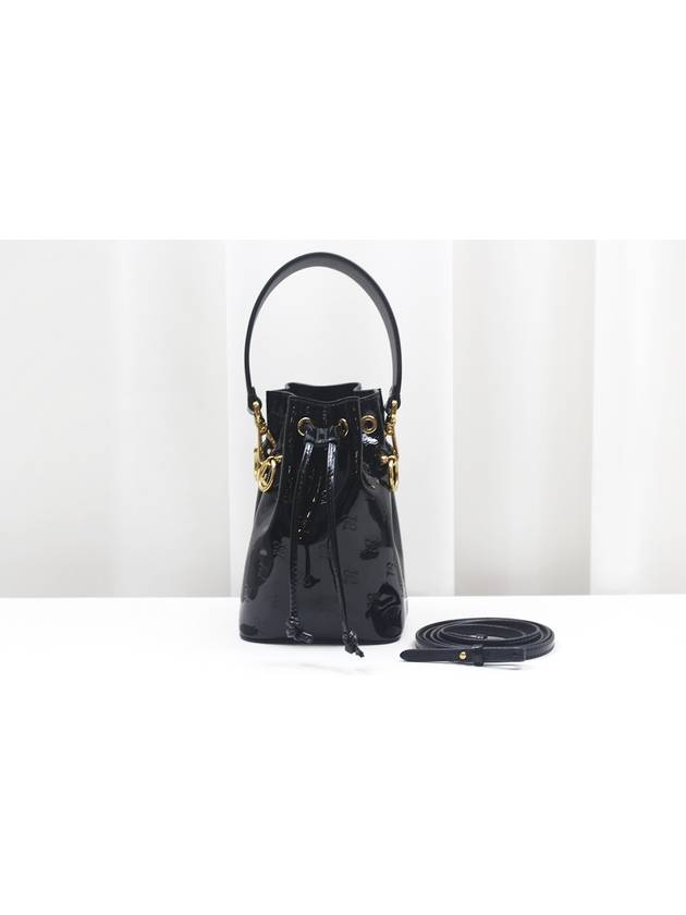 Montresor patent shoulder bucket bag 8BS010 - FENDI - BALAAN 1