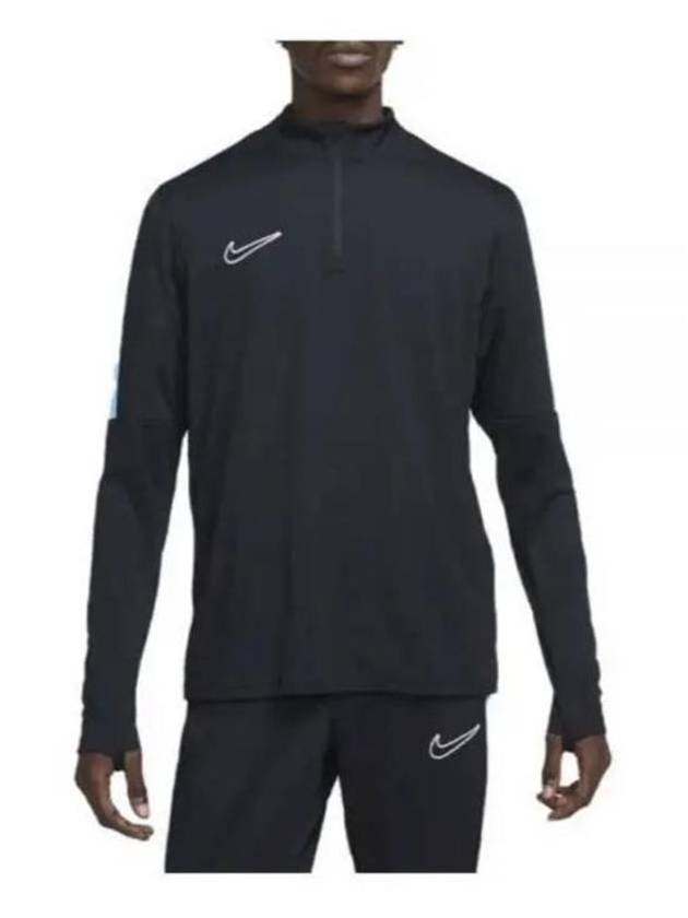 Dri Fit Academy 1 4 Zip Up Long Sleeve T-Shirt Black - NIKE - BALAAN 2