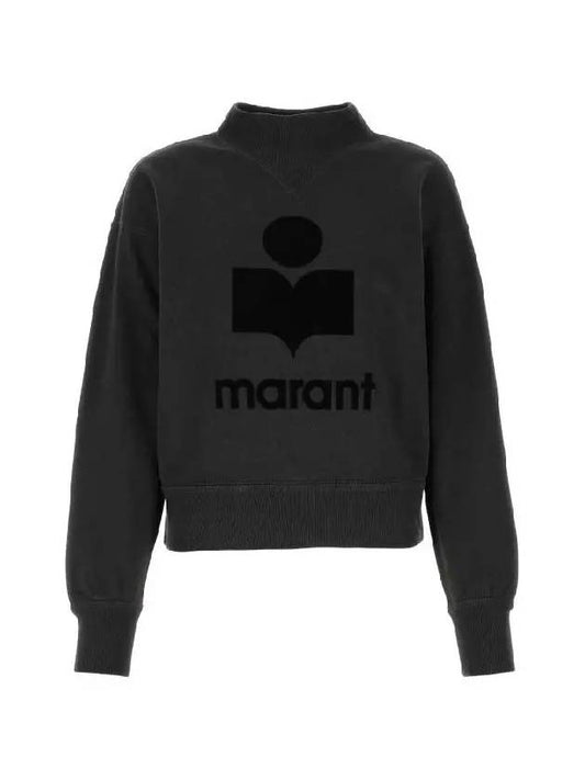 Women's Moby Sweatshirt Sweatshirt Faded Black SW0003FA A1M07E 02FK - ISABEL MARANT - BALAAN 2