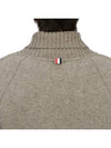 Alpaca Wool Zipper Bomber Jacket Grey - THOM BROWNE - BALAAN 7