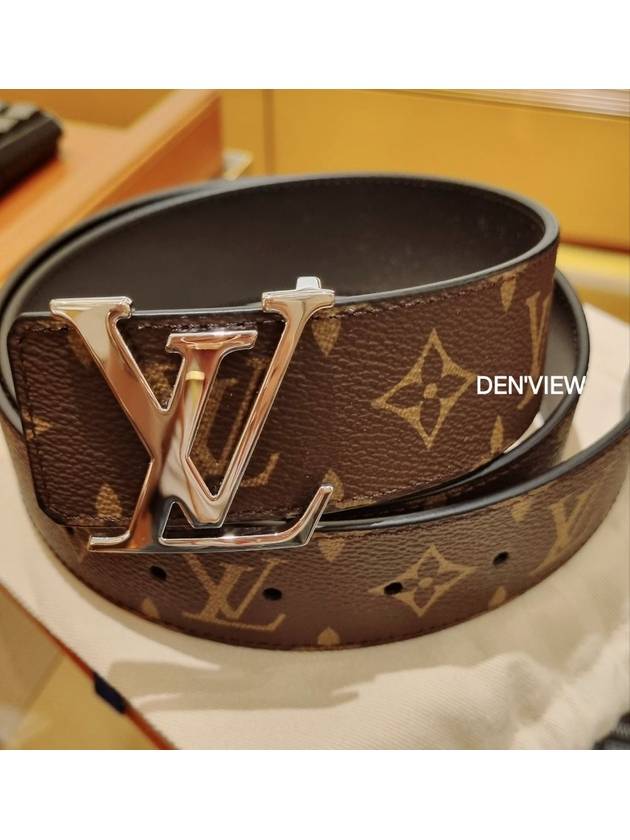 LV Initiales 35MM Reversible Belt Grey - LOUIS VUITTON - BALAAN 6