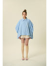 24 Women's Veronica Loose Shirt_Sora - VIBEREEN - BALAAN 9