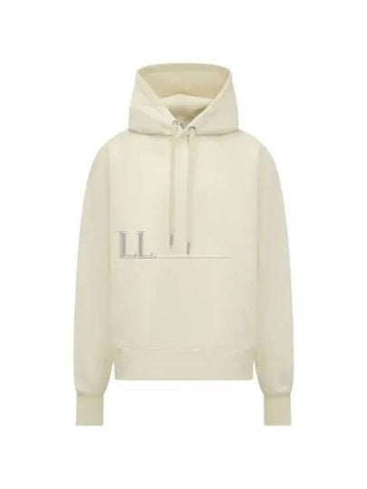 Label Hoodie Ivory - AMI - BALAAN 2