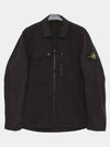 Supima Cotton Twill Stretch-TC Jacket Black - STONE ISLAND - BALAAN 2