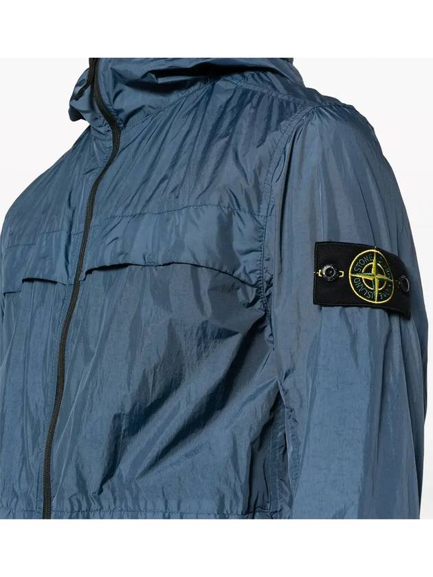 Garment Dyed Crinkle Reps R-Nylon Jacket Avio Blue - STONE ISLAND - BALAAN 6