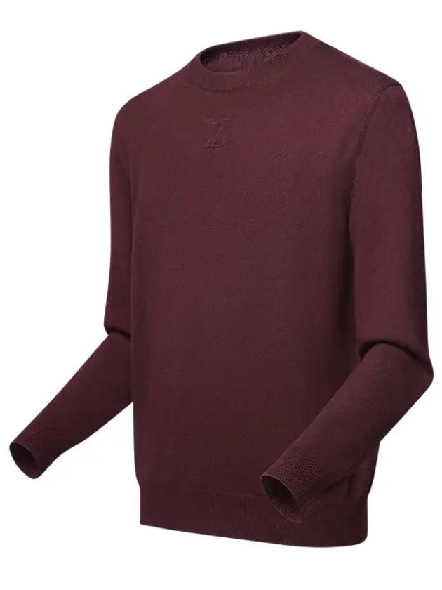 Embossed cashmere crew neck 1AGIHH - LOUIS VUITTON - BALAAN 2