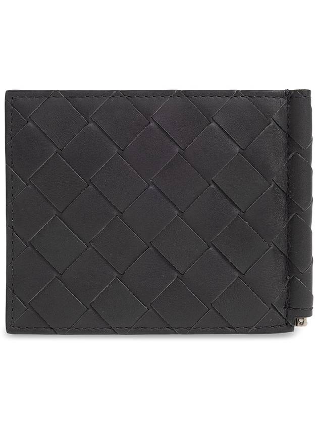 Bottega Veneta Leather Bifold Wallet, Men's, Grey - BOTTEGA VENETA - BALAAN 3