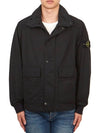 Compass Badge Jacket Black - STONE ISLAND - BALAAN 3