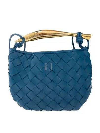 Sardin Intrecciato Mini Tote Bag Blue - BOTTEGA VENETA - BALAAN 2