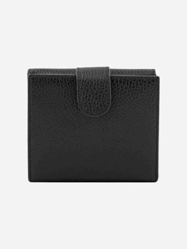 GG Interlocking Half Wallet Black - GUCCI - BALAAN 3