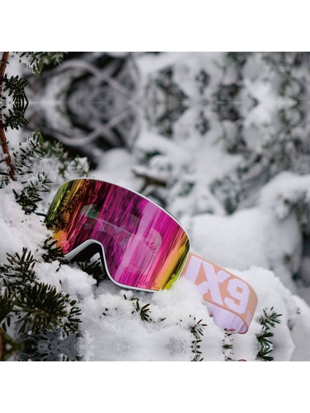 2024 2025 IX3PRO Peach Fuzz Ski Snowboard IX9 Goggles - IXNINE - BALAAN 2