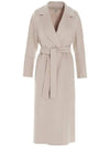 ELISA Wool Belt Long Coat Ivory 2390110231 099 - MAX MARA - BALAAN 2