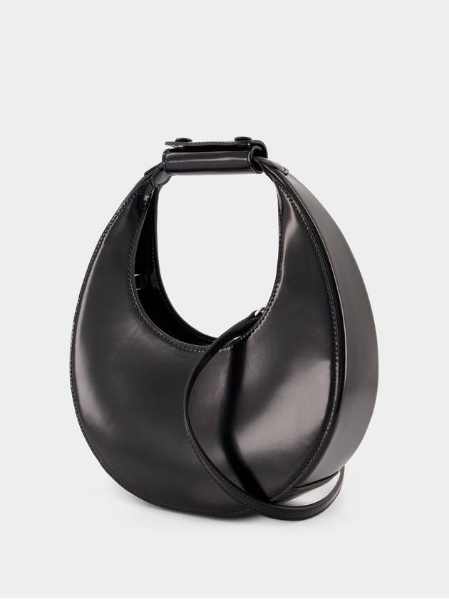 Mini Moon Bag - Staud - Leather - Black - STAUD - BALAAN 2