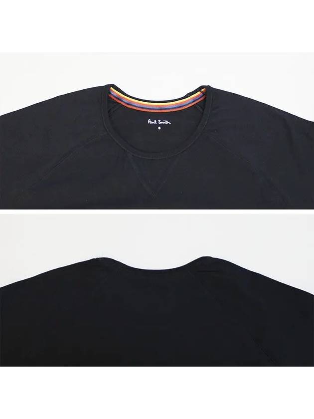 Men's Cotton Long Sleeve T-Shirt Black - PAUL SMITH - BALAAN 5