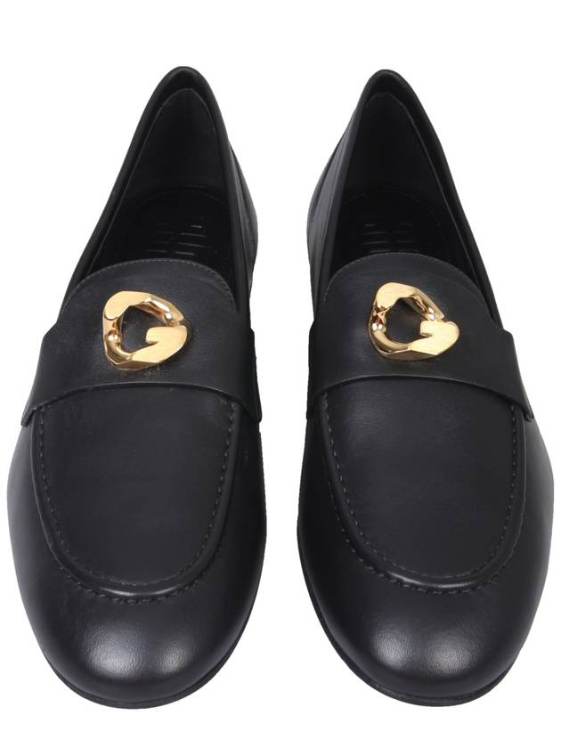 G Chain Leather Loafers Black - GIVENCHY - BALAAN 4