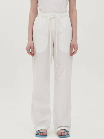 crease cotton string pants_white - JUN BY JUN K - BALAAN 1