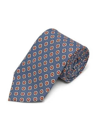 30 points paid knit silk tie blue - POLO RALPH LAUREN - BALAAN 1