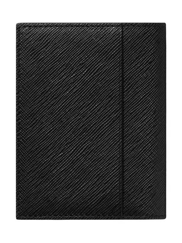 Sartorial 4CC Bifold Leather Card Wallet Black - MONTBLANC - BALAAN 3