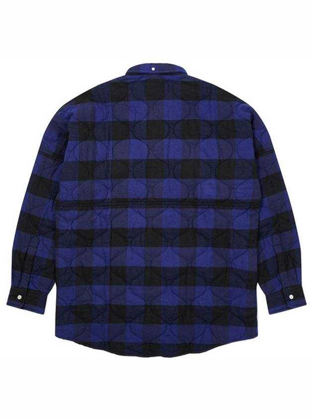 Quilt Mit Plaid Shirt Blue - PALACE - BALAAN 3