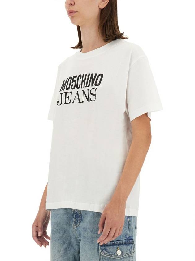 Moschino Jeans T-Shirt With Logo - MOSCHINO - BALAAN 4