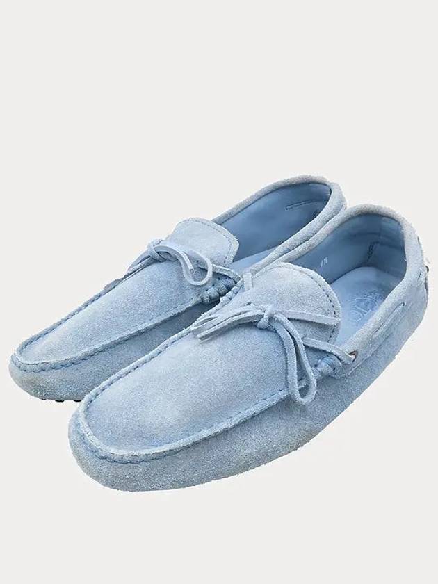 Sky blue color suede driving men s loafers 265MM - TOD'S - BALAAN 5