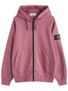 Cotton Fleece Full Zip Hooded Sweatshirt 811564251 V0086 - STONE ISLAND - BALAAN 1