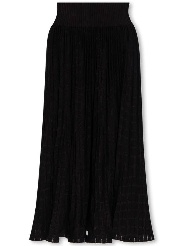 Alaïa Pleated Skirt, Women's, Black - ALAIA - BALAAN 1