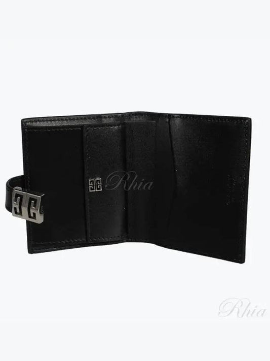 4G Metal Logo Small Half Wallet Black - GIVENCHY - BALAAN 2