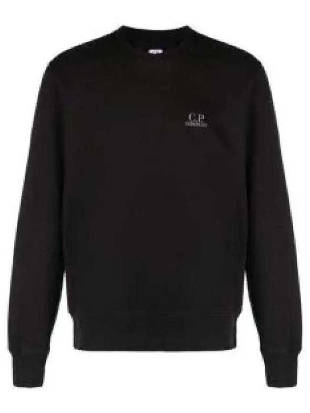 Lens Wappen Logo Sweatshirt Black - CP COMPANY - BALAAN 2