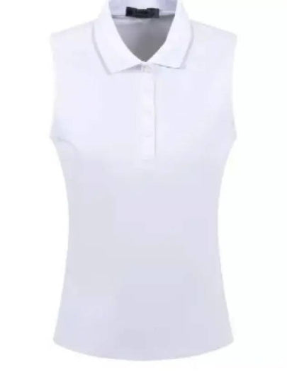 Collar Pleated Sleeveless White - G/FORE - BALAAN 2