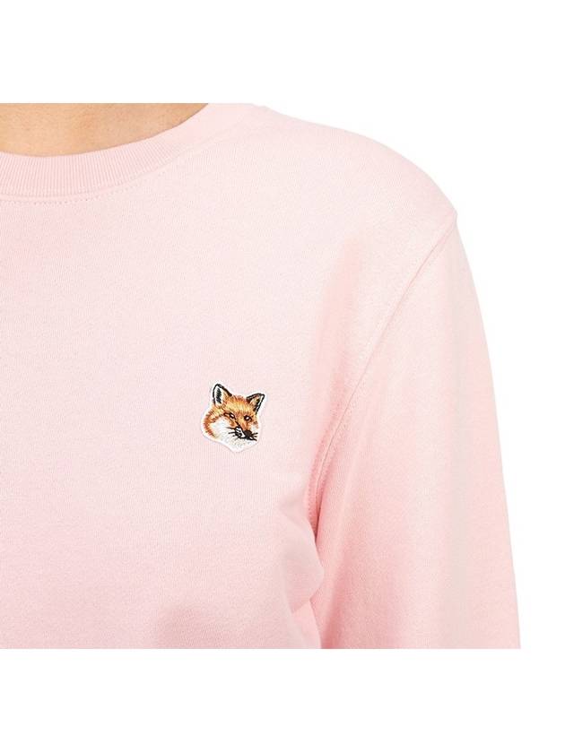 Fox Head Patch Regular Sweatshirt Pink - MAISON KITSUNE - BALAAN 9